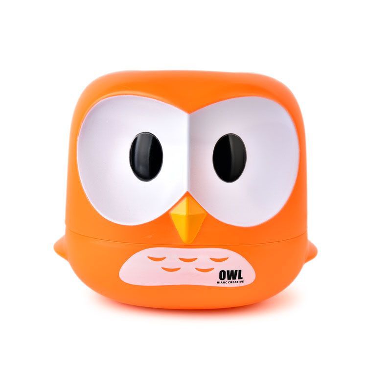 Rb524 Cute Cartoon Owl Tissue Box Creative Restaurant Desktop Plastic Paper Extraction Tissue Box