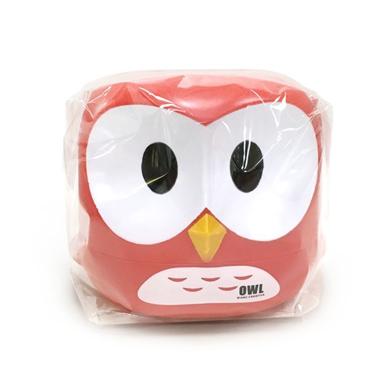 Rb524 Cute Cartoon Owl Tissue Box Creative Restaurant Desktop Plastic Paper Extraction Tissue Box