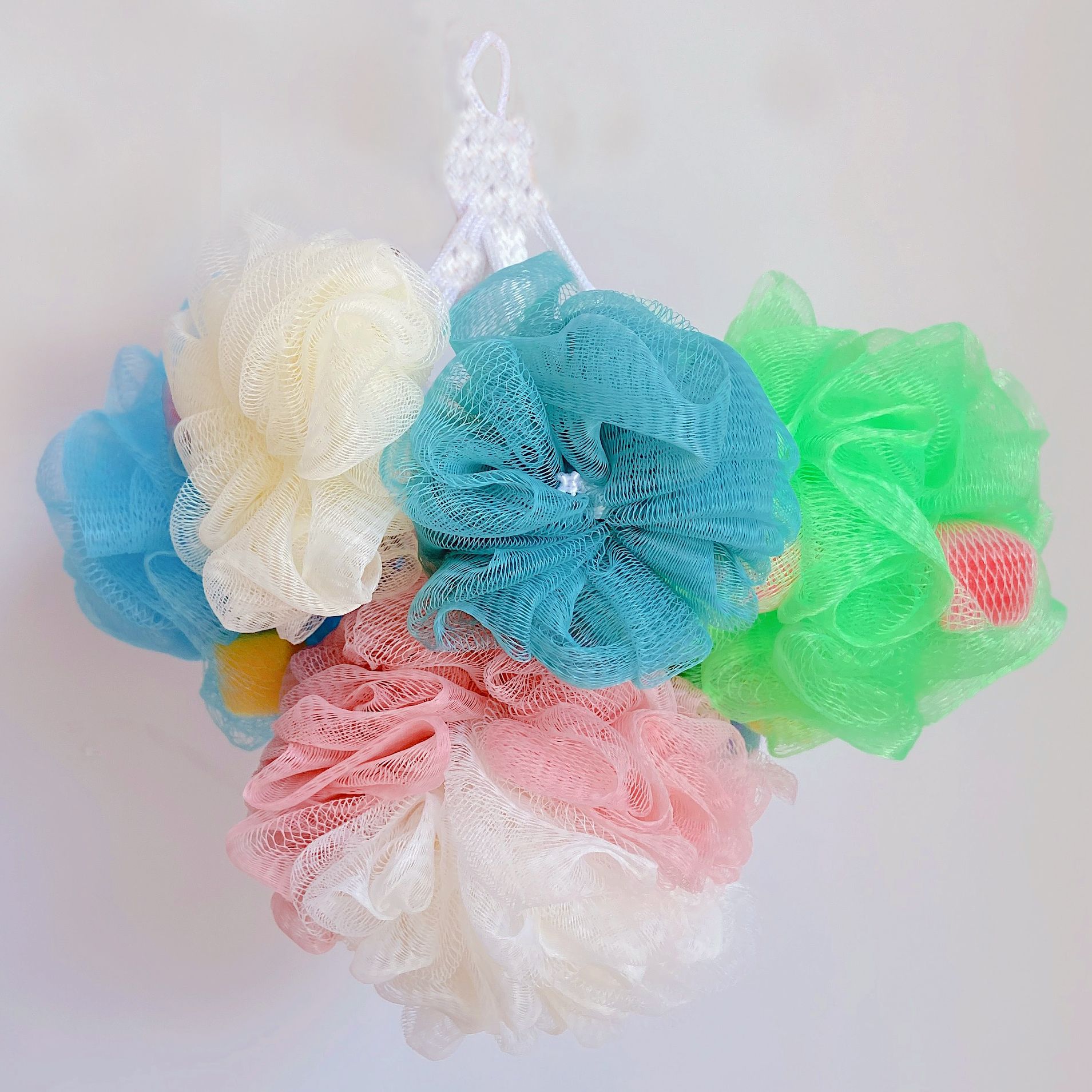 Bath Color Sponge Bath Ball Bath plus Sponge Loofah Can Be Customized Bath Color Sponge Bath Ball Bath plus Sponge Loofah Can Be Customized