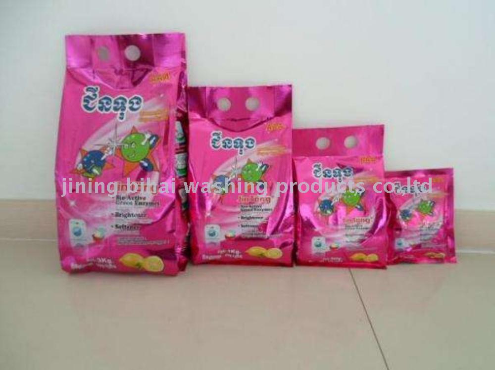 Low foaming, easy to wash, retain fragrance, save water and soap powder, high foaming washing powder OEM