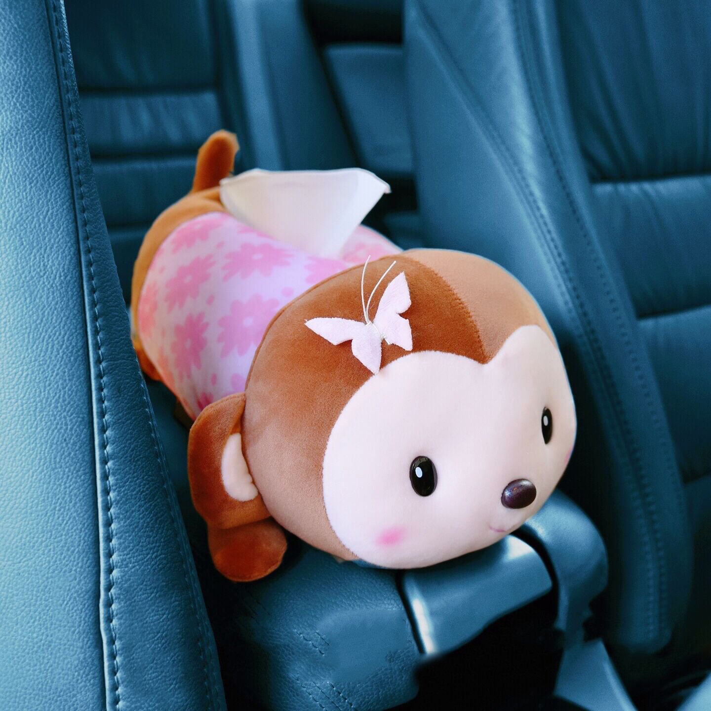 Creative Leather Monkey Tissue Box Car Supplies Hanging Car Chair Back Monkey Tissue Box Cartoon Cute Creative Leather Monkey Tissue Box Car Supplies Hanging Car Chair Back Monkey Tissue Box Cartoon Cute