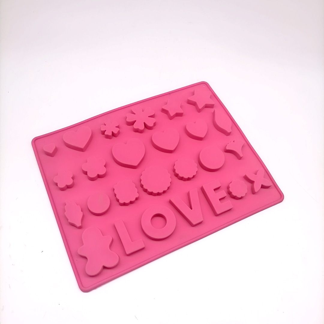 Silicone Cake Mold Chocolate Mold Pineapple Bear Love DIY Cake Mold