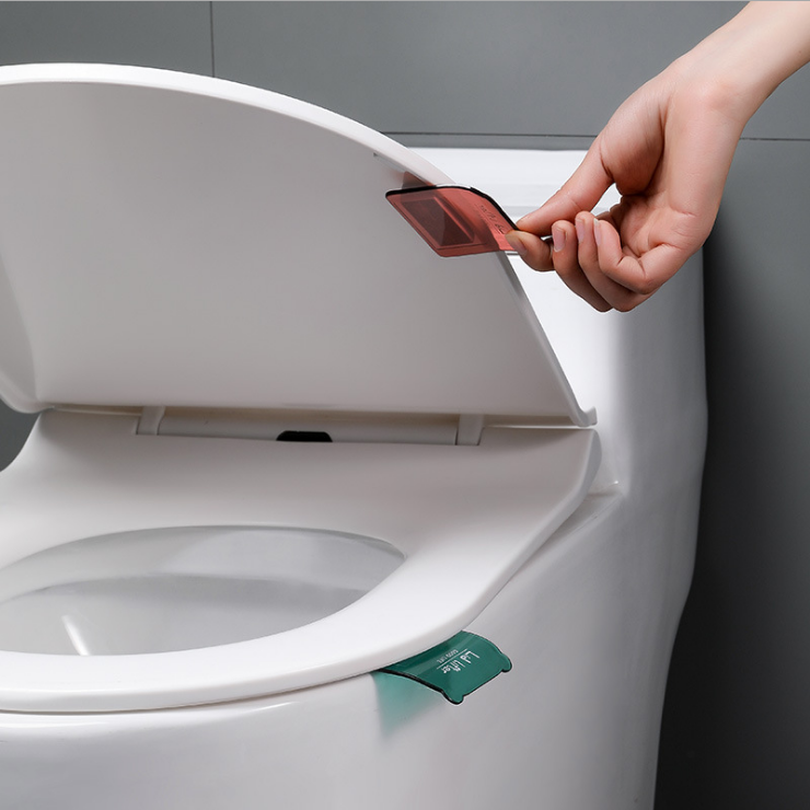 Convenient Toilet Lid Handle
