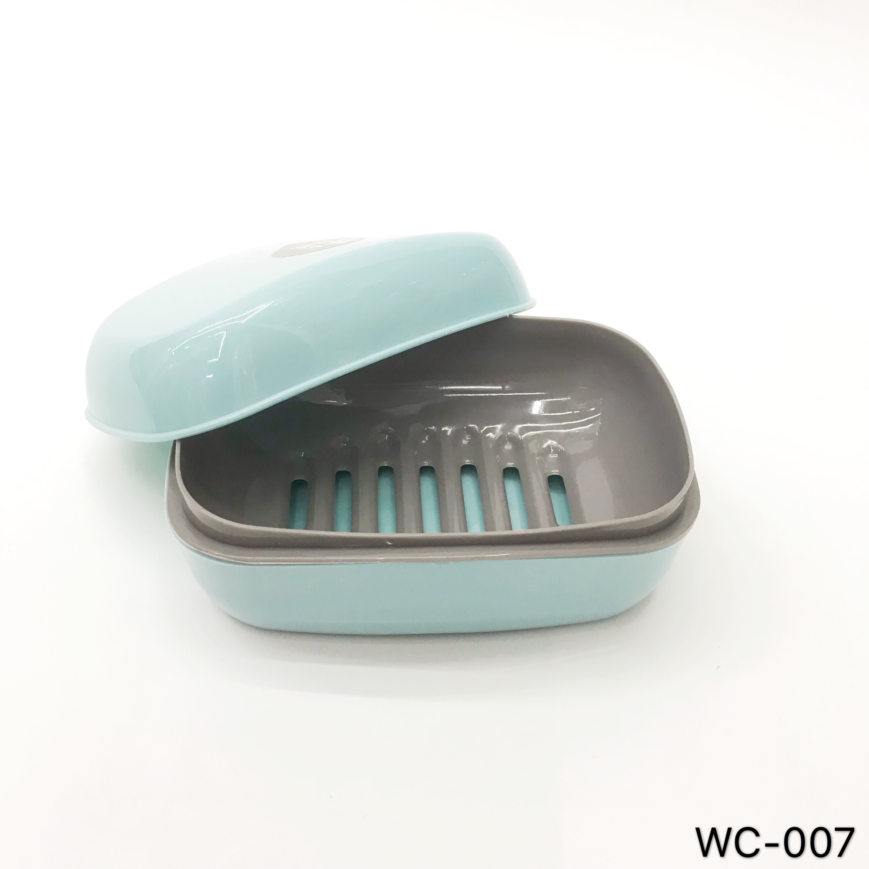 Laundry soap box with lid portable large new toilet asphalt double layer cute creative bathroom soap box