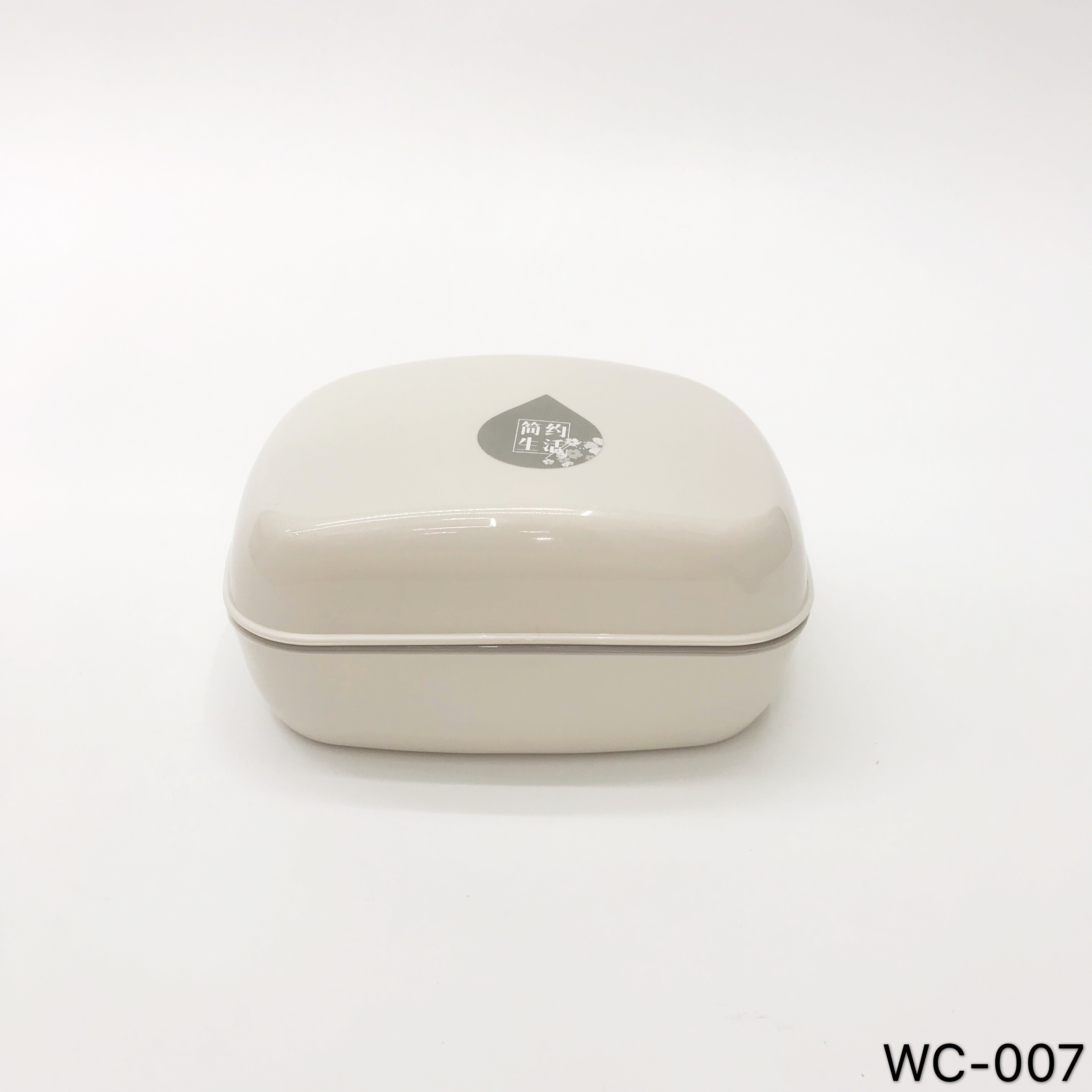 Laundry soap box with lid portable large new toilet asphalt double layer cute creative bathroom soap box
