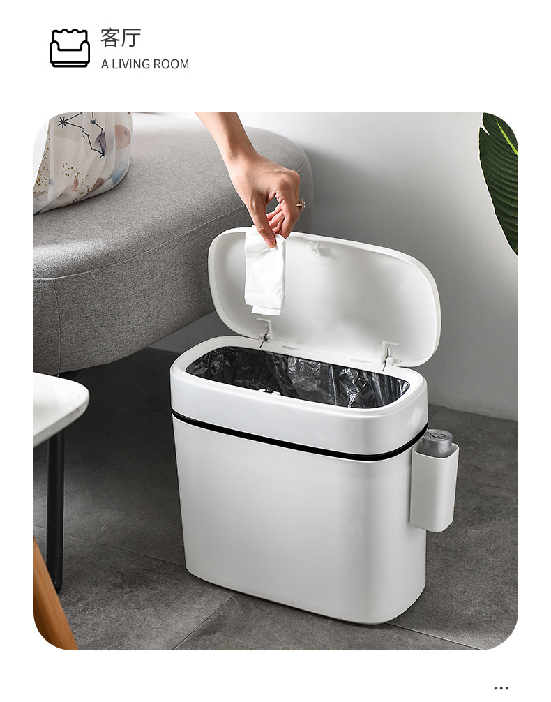 Toilet Waste Paper Trash Can with Lid Household Living Room Press Simple Creative Modern Nordic Covered Toilet Basket Toilet Waste Paper Trash Can with Lid Household Living Room Press Simple Creative Modern Nordic Covered Toilet Basket