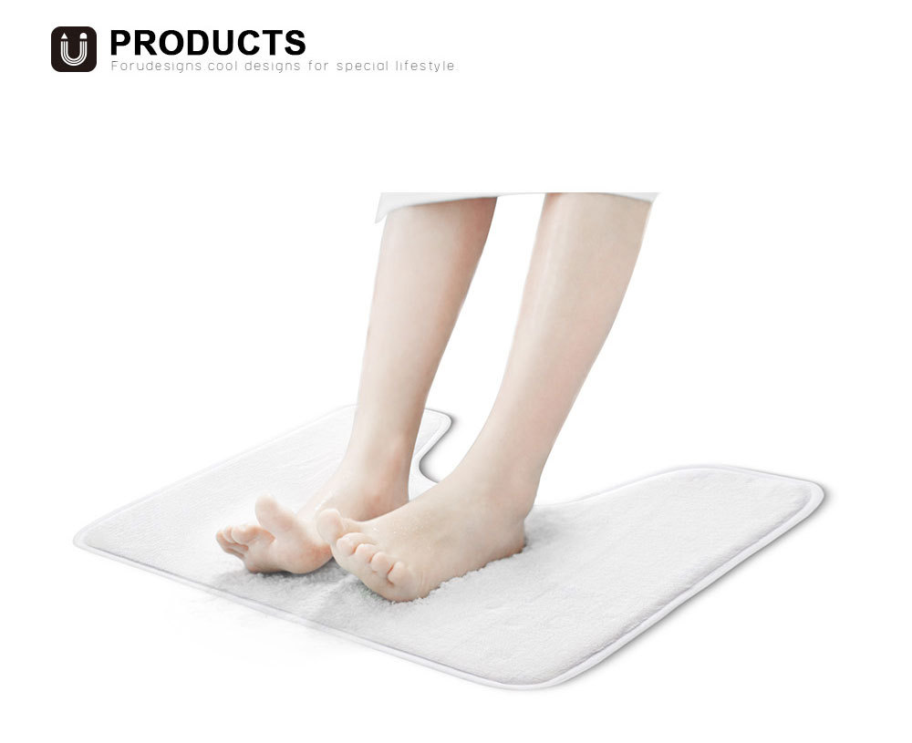 Europe and America Cross Border Cute Christmas Cat Clean Toilet Lid Pad Ginger Cake Nut Printed U-Shaped Mat One Order
