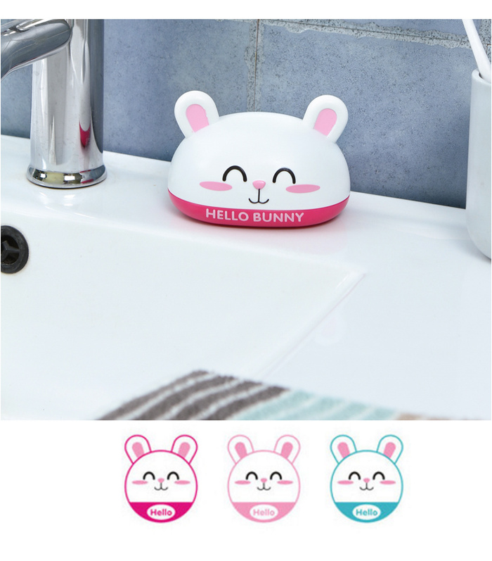 Cartoon Soap Holder with Lid Toilet Drain Rabbit Soap Box Creative Bathroom Sealed Waterproof Soap Box Cartoon Soap Holder with Lid Toilet Drain Rabbit Soap Box Creative Bathroom Sealed Waterproof Soap Box