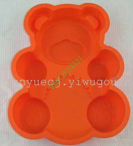 Flower-shaped cake mould bear cake mold