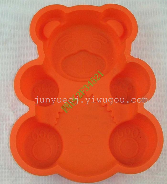 Flower-shaped cake mould bear cake mold