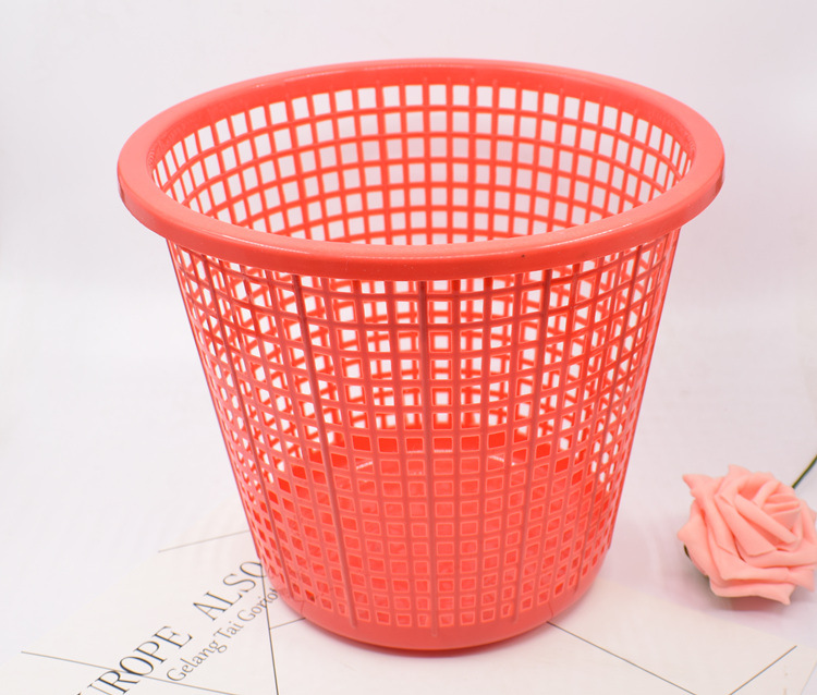 Trash Can Creative Household Kitchen Household Garbage Toilet Wastebasket round Large Bucket without Lid