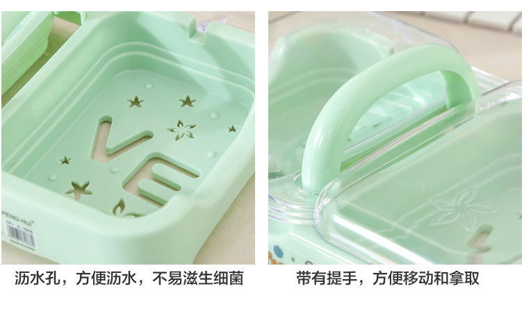 Creative Double Bar with Lid Portable SOAP box Toilet BATHROOM Box Large SOAP box Creative Double Bar with Lid Portable SOAP box Toilet BATHROOM Box Large SOAP box