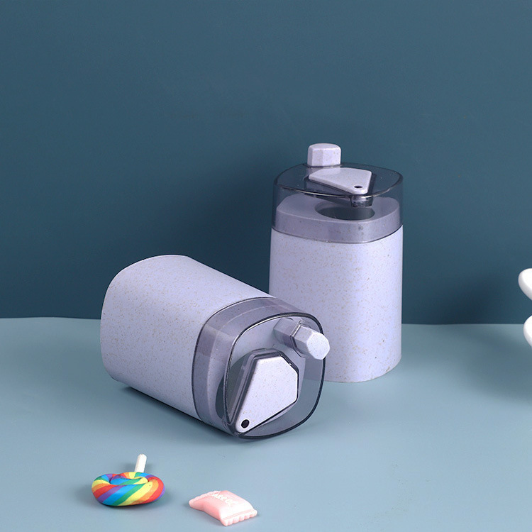 Wheat Straw Automatic Press Type Toothpick Holder Household Creative Toothpick Bottle Living Room Dining Room Transparent Toothpick Box Cans Wheat Straw Automatic Press Type Toothpick Holder Household Creative Toothpick Bottle Living Room Dining Room Transparent Toothpick Box Cans
