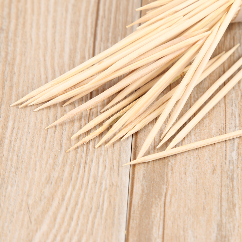 Fashion boutique home toothpicks natural environmental protection bamboo double toothpick bamboo sticks wholesale