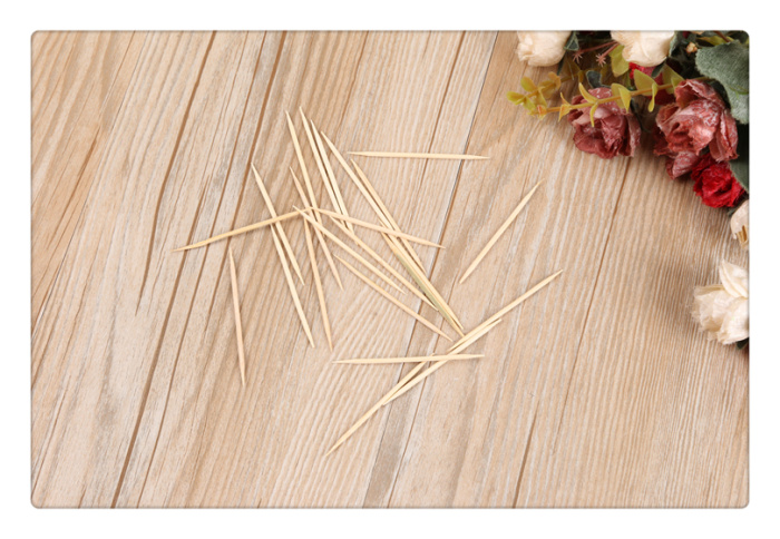 Fashion boutique home toothpicks natural environmental protection bamboo double toothpick bamboo sticks wholesale
