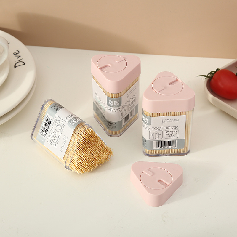 Huilong Boxed Household Natural Environmental Protection Bamboo Toothpick Disposable Double-Headed Portable Toothpick Artifact Wholesale Huilong Boxed Household Natural Environmental Protection Bamboo Toothpick Disposable Double-Headed Portable Toothpick Artifact Wholesale