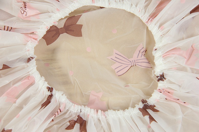Shower Cap Waterproof Adult Female Printing Eva Bath Hair Cap Hair Treatment Cap Hair Mask Shower Cap Hair Cover Toupee
