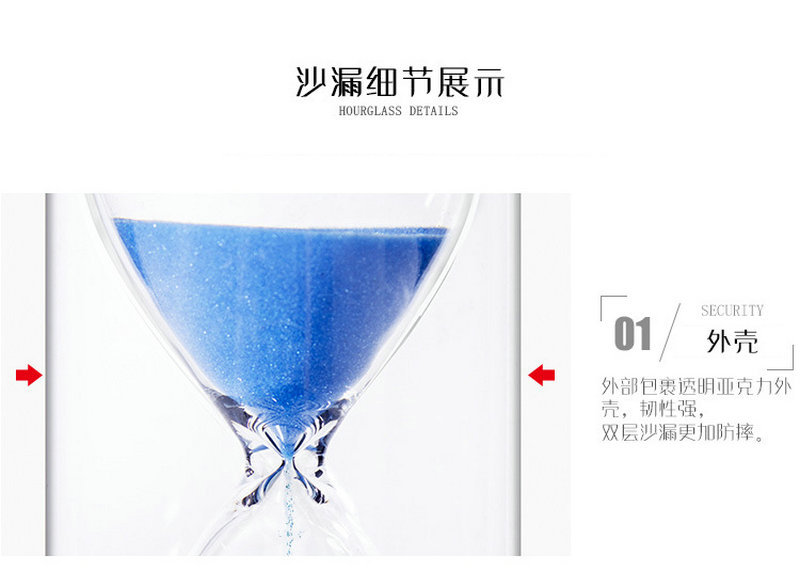 Creative Decoration Timer Hourglass 5/10/20/30/60 Minutes Home Birthday Gift Plastic Time Hourglass Creative Decoration Timer Hourglass 5/10/20/30/60 Minutes Home Birthday Gift Plastic Time Hourglass