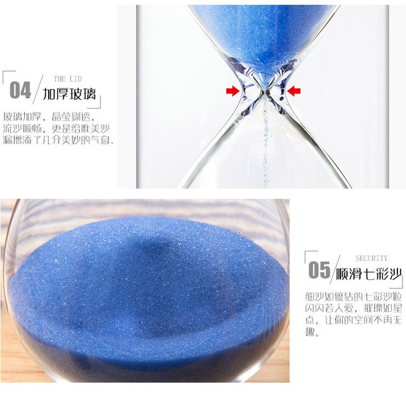 Creative Decoration Timer Hourglass 5/10/20/30/60 Minutes Home Birthday Gift Plastic Time Hourglass Creative Decoration Timer Hourglass 5/10/20/30/60 Minutes Home Birthday Gift Plastic Time Hourglass