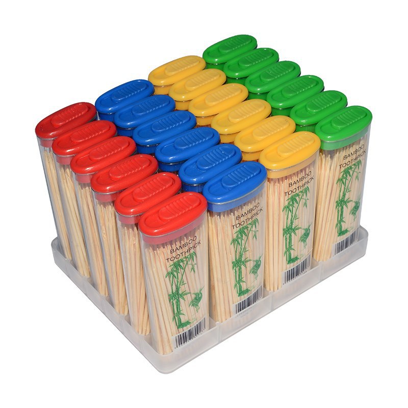 Toothpick Bamboo Lighter Modeling Barrel Portable Toothpick Supplies for Home Use and Restaurants Disposable Toothpick Wholesale