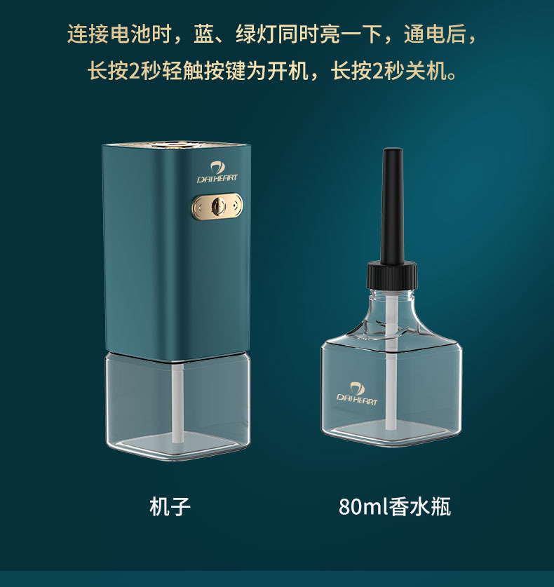 New Diffuse Aerosol Dispenser Household Hotel Fragrance Machine Charging Aroma Diffuser Essential Oil Car Humidifying Air Purifier