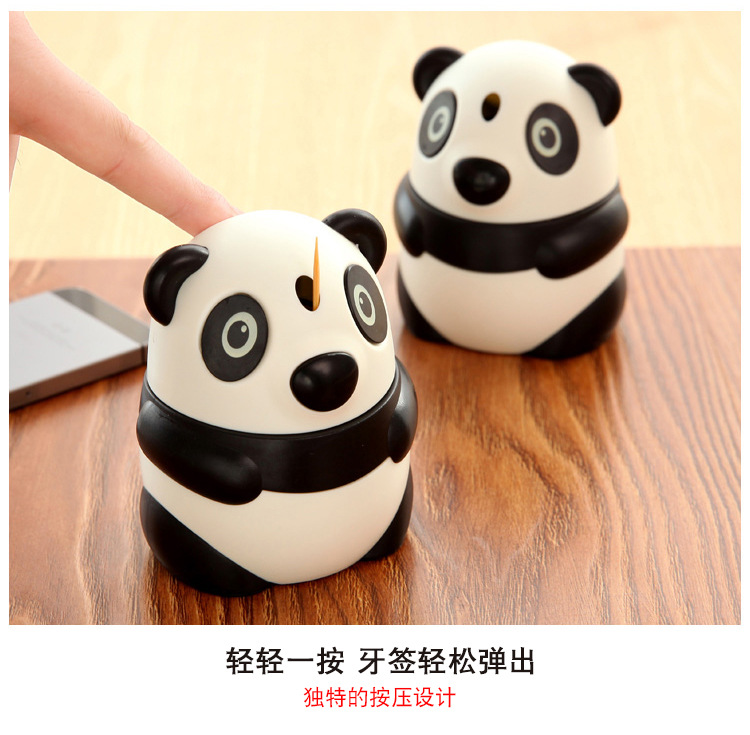 T Creative Automatic Toothpick Holder Cartoon Panda Toothpick Box Fashion Personality Cute Koala Toothpick Tin in Stock Wholesale T Creative Automatic Toothpick Holder Cartoon Panda Toothpick Box Fashion Personality Cute Koala Toothpick Tin in Stock Wholesale