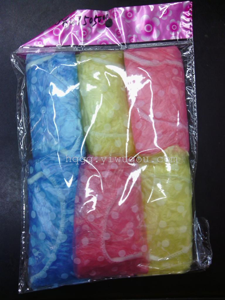 Factory direct 6 Pack shower Cap