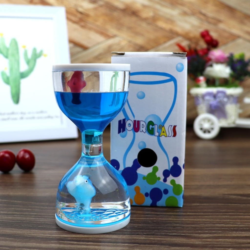 Trendy Douyin Style Oil Drop Oil Leak Hourglass Water Drop Liquid Decompression Daze Artifact Timer Ornaments Dream Gift