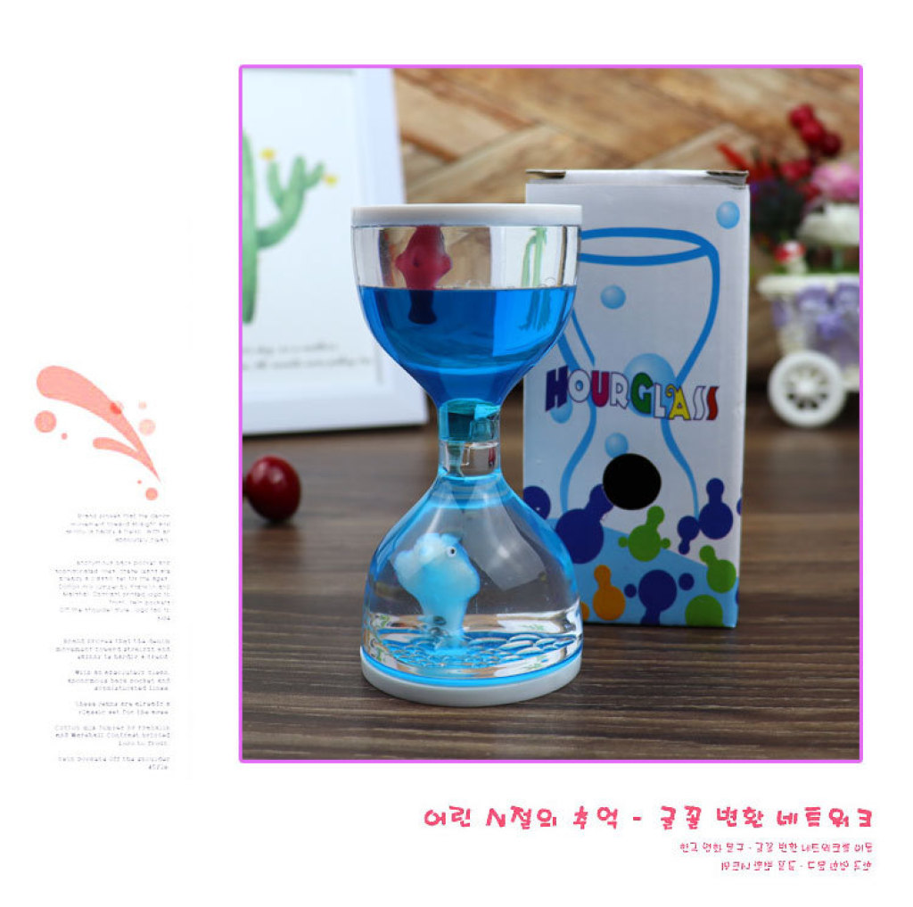 Trendy Douyin Style Oil Drop Oil Leak Hourglass Water Drop Liquid Decompression Daze Artifact Timer Ornaments Dream Gift