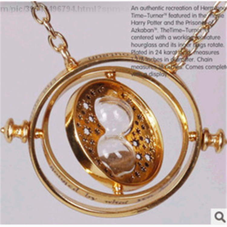 Jewelry Foreign Trade Original Single Harry Potter Time Converter Hourglass Necklace AliExpress Female