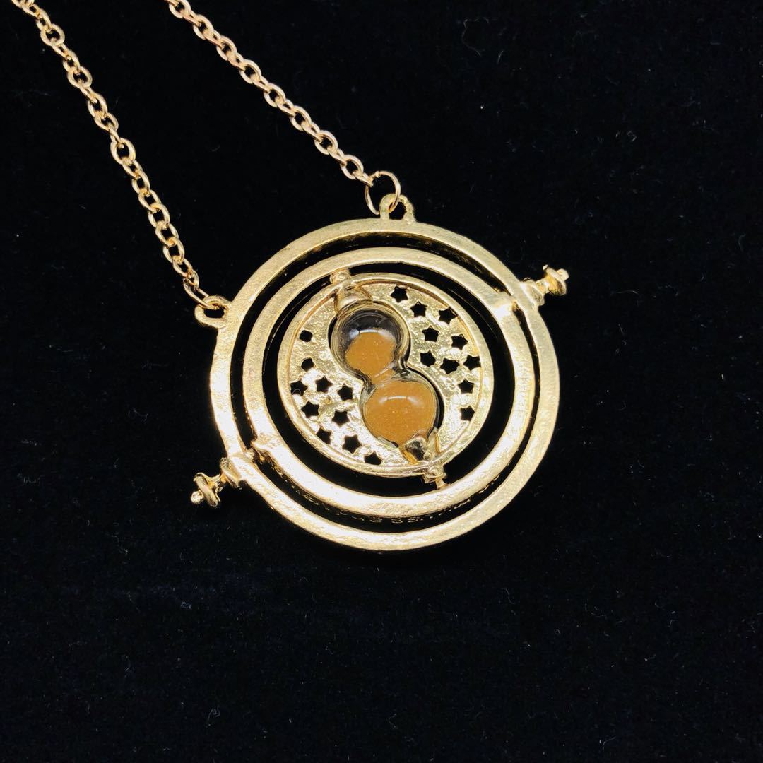 Jewelry Foreign Trade Original Single Harry Potter Time Converter Hourglass Necklace AliExpress Female
