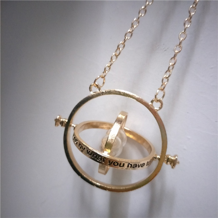Jewelry Foreign Trade Original Single Harry Potter Time Converter Hourglass Necklace AliExpress Female