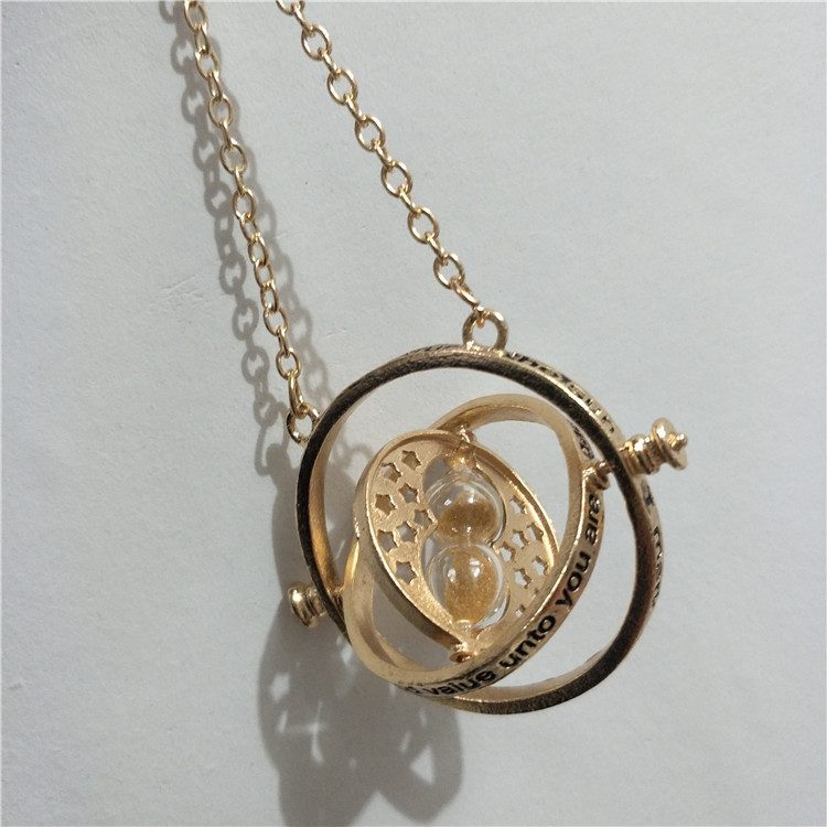 Jewelry Foreign Trade Original Single Harry Potter Time Converter Hourglass Necklace AliExpress Female