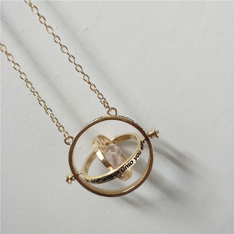 Jewelry Foreign Trade Original Single Harry Potter Time Converter Hourglass Necklace AliExpress Female