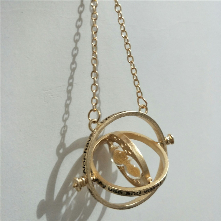 Jewelry Foreign Trade Original Single Harry Potter Time Converter Hourglass Necklace AliExpress Female