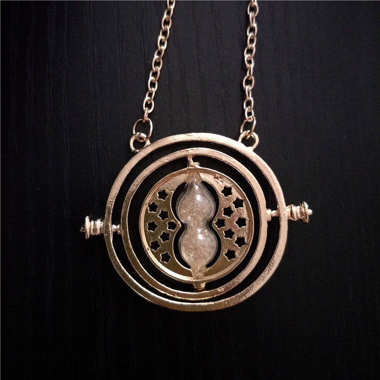 Jewelry Foreign Trade Original Single Harry Potter Time Converter Hourglass Necklace AliExpress Female