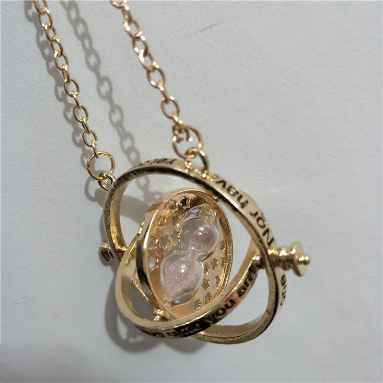 Jewelry Foreign Trade Original Single Harry Potter Time Converter Hourglass Necklace AliExpress Female