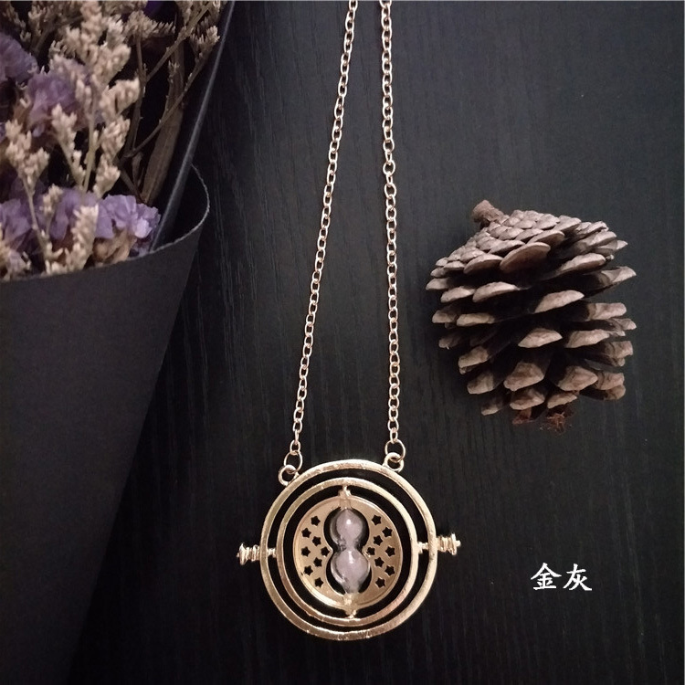 Jewelry Foreign Trade Original Single Harry Potter Time Converter Hourglass Necklace AliExpress Female