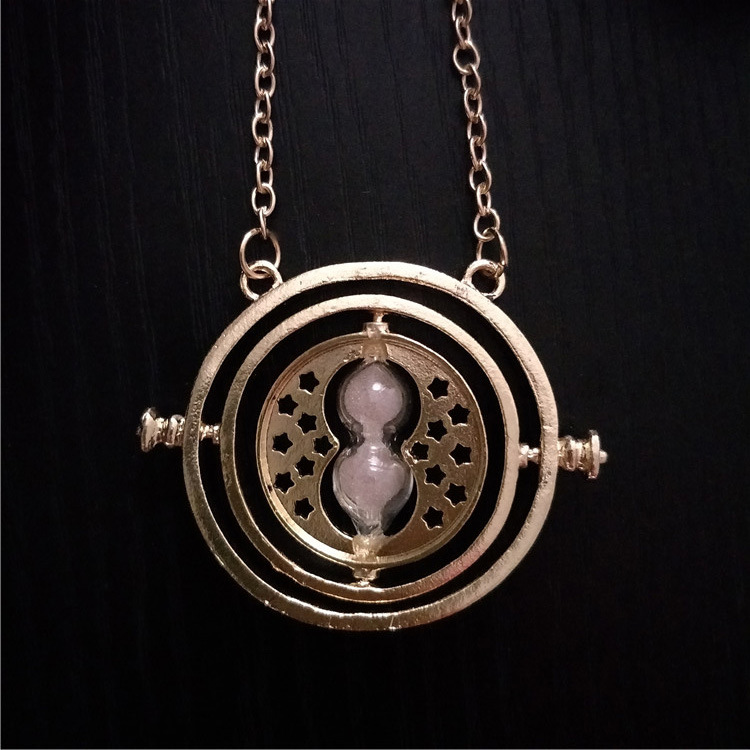 Jewelry Foreign Trade Original Single Harry Potter Time Converter Hourglass Necklace AliExpress Female