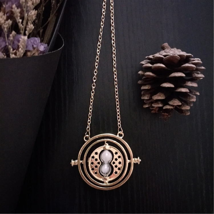 Jewelry Foreign Trade Original Single Harry Potter Time Converter Hourglass Necklace AliExpress Female