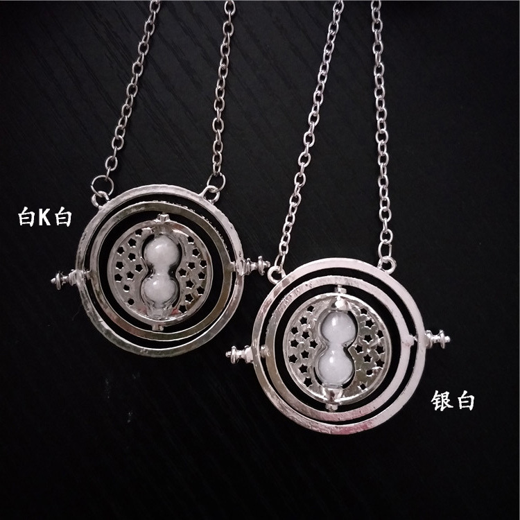 Jewelry Foreign Trade Original Single Harry Potter Time Converter Hourglass Necklace AliExpress Female