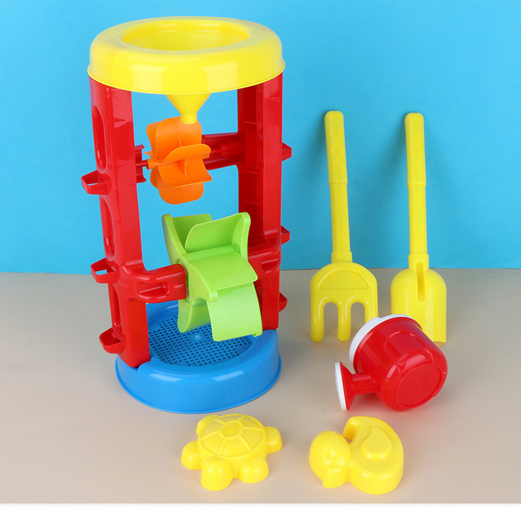 Cross-Border New Baby Snow Digging Large Beach Toy Hourglass Cassia Shovel Children's Suit Play House