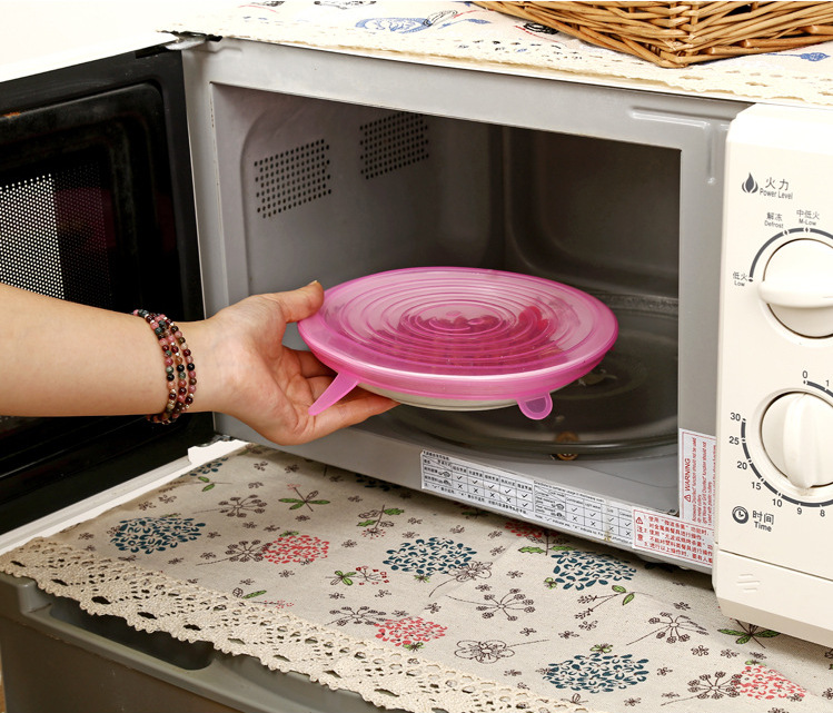 Edible Silicon Six-Piece Set Fresh Cover Stretch Bowl Cover Refrigerator Microwave Oven Sealed Transparent Plastic Wrap Silicone Cover Edible Silicon Six-Piece Set Fresh Cover Stretch Bowl Cover Refrigerator Microwave Oven Sealed Transparent Plastic Wrap Silicone Cover