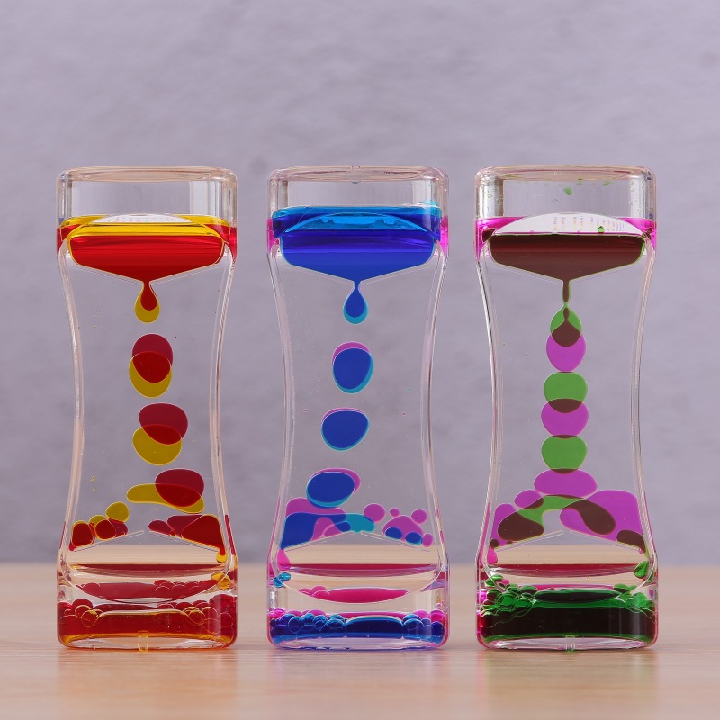 Creative Fashion New Two-Color Beautiful Waist Oil Leakage Dynamic Oil Drops Toy Hourglass Crafts Home Oil Leakage Ornaments Wholesale Creative Fashion New Two-Color Beautiful Waist Oil Leakage Dynamic Oil Drops Toy Hourglass Crafts Home Oil Leakage Ornaments Wholesale