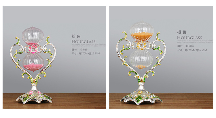 Creative Fashion HeartShaped Hourglass Personality Hourglass Bedroom Living Room Study Decoration Gift Hourglass Spot