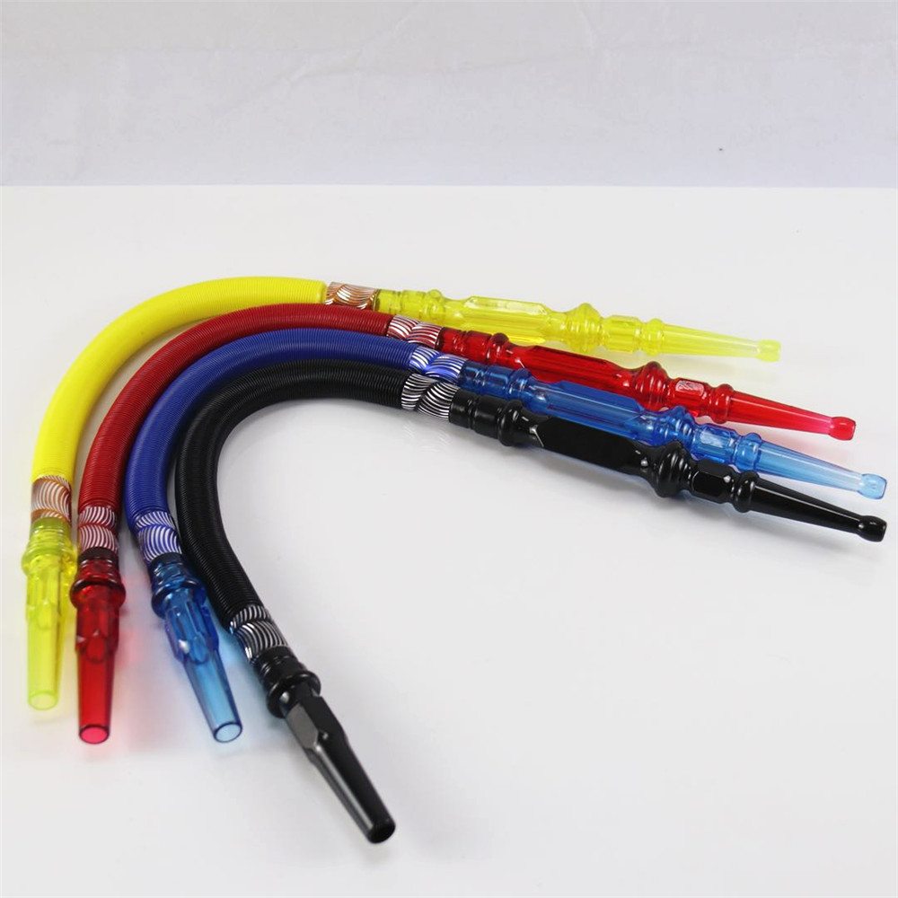 Manufacturer Arabic Hookah Plastic Hookah Multicolor Extension Tube Acrylic Handle Portable Cross-Border Supply