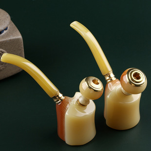 Factory Wholesale Portable Hookah Pipe Customized Gift Horn Cigarette Holder Household Hookah Smoking Set One Piece Dropshipping