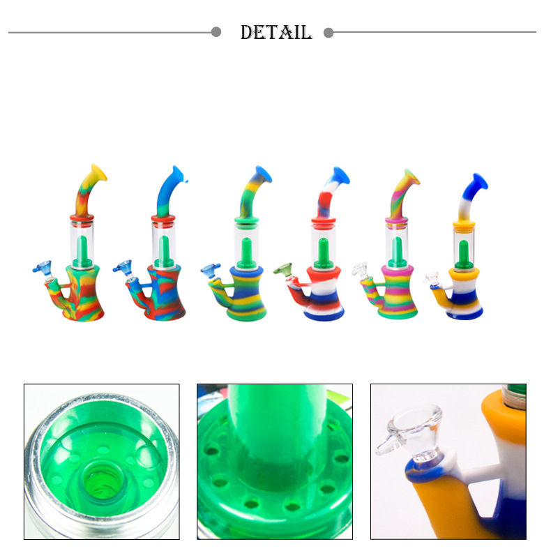 Wenzhou Manufacturers Popular Portable Silicone Tobacco Pipe Healthy and Environment-Friendly Hookah Wholesale