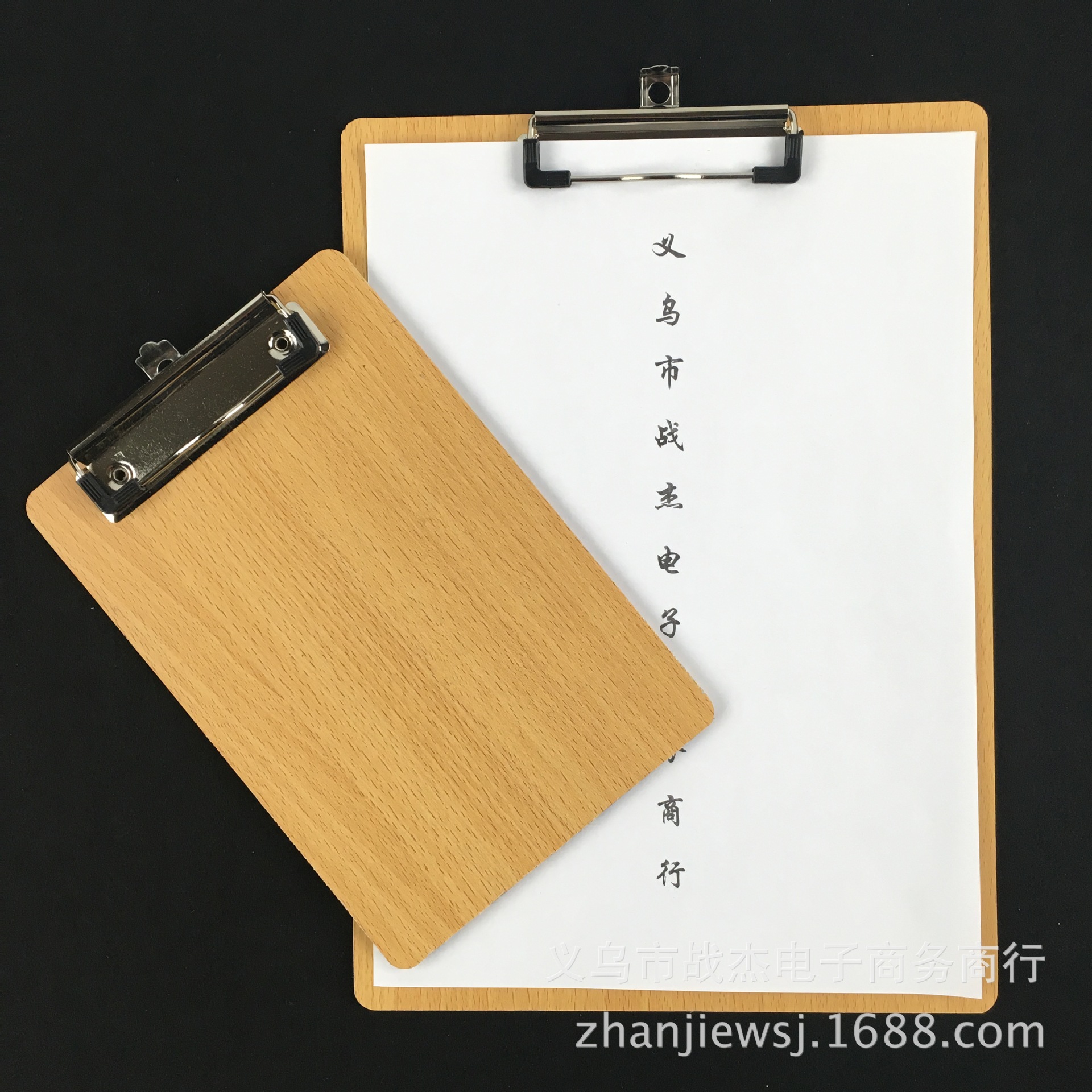 4mm K Board Flat Head Clip Thickness High Density MDF Tablet Clip Customized Logo Menu Holder Writing Board