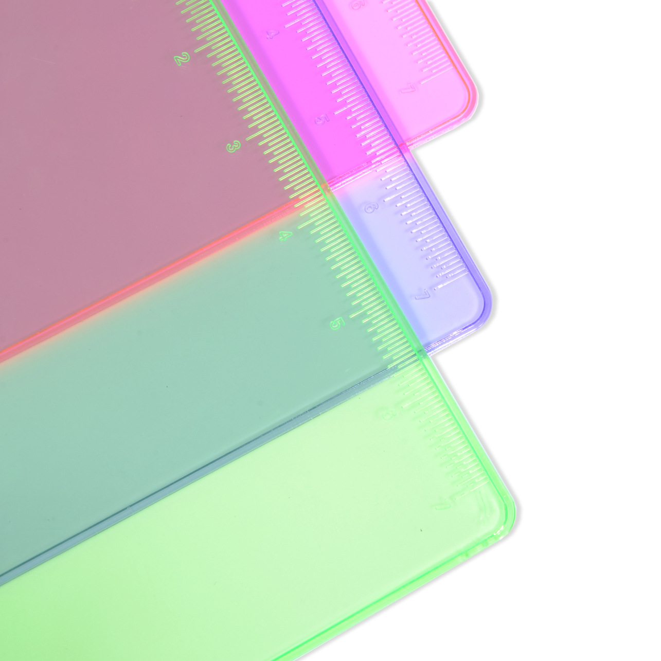 Factory Wholesale A4a5fc Transparent Tablet Clip Plastic Base Plate Office Stationery Folder Color Menu Holder